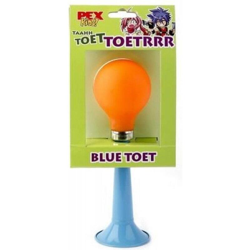 Kindertoeter "Recht" - Blauw / Oranje