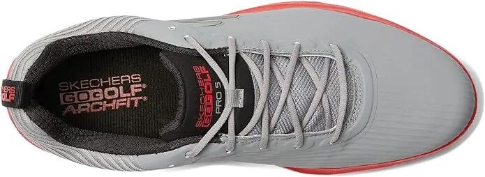 Chaussures de sport Skechers Pro 5 Hyper pour hommes gris/rouge 3/7