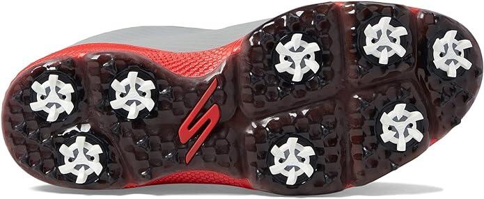 Calçados esportivos Skechers Pro 5 Hyper para homens cinza/vermelho 4/6