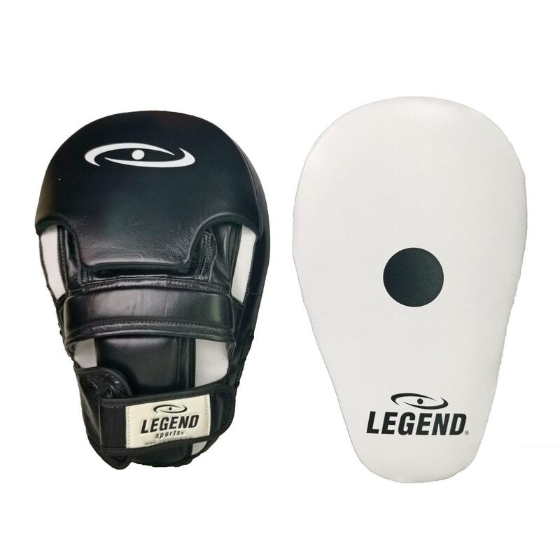 Focus Pads Lang Model Wit/Zwart Leer - Gemaakt van ultra soepel legend premium -