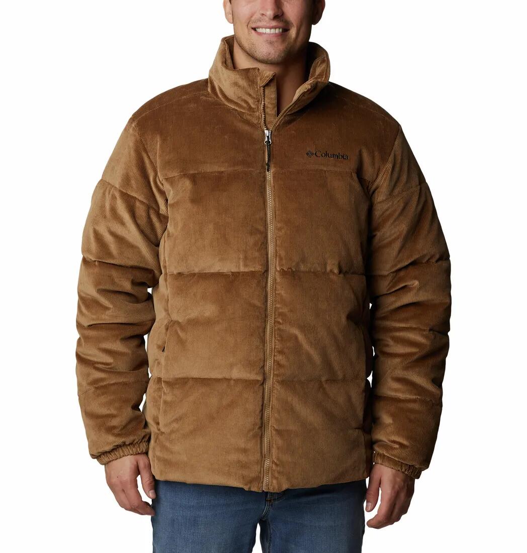 Kurtka Turystyczna Puchowa Męska Columbia Puffect Corduroy Jacket 1/7