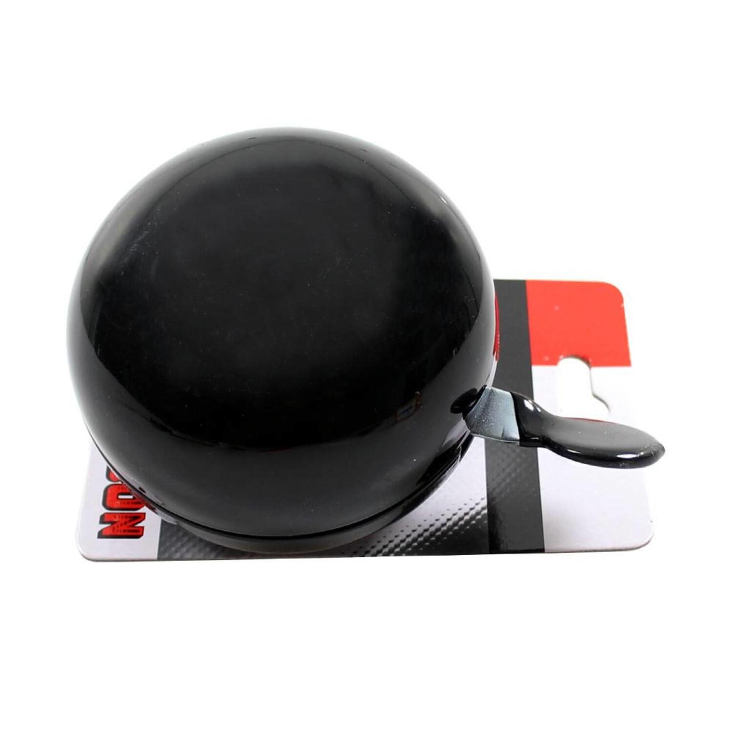 Cloche de Vélo Simson DingDong 80mm Noir - Grande Sonnette Classique 3/3