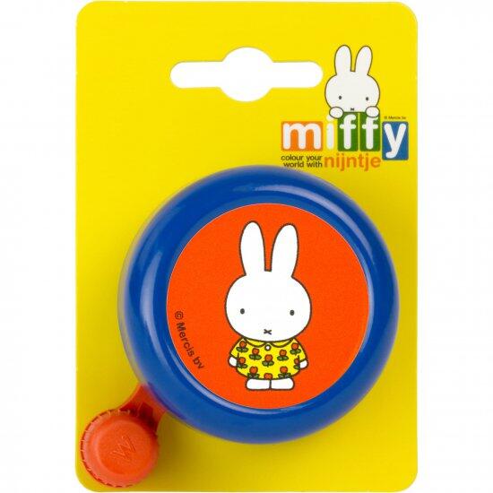 Kinderbel Nijntje Met Bloemjurk Blauw Op Kaart 2/3