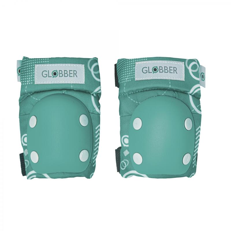 Set 2 protections imprimés tout-petits (Coudes et genoux) - Vert émeraude