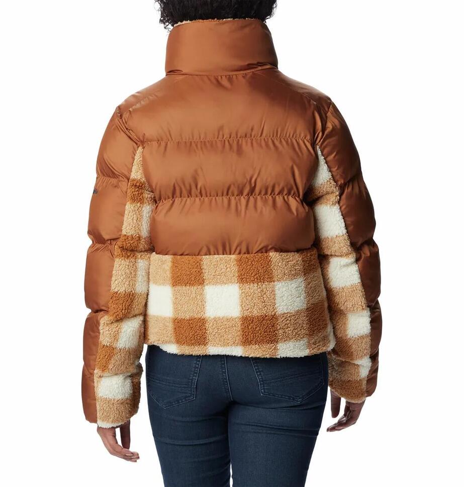 Kurtka Turystyczna Puchowa Damska Columbia Leadbetter Point Sherpa Hybrid