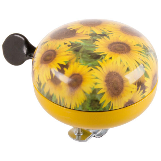 Fietsbel Ding-Dong Ø80Mm - Zonnebloem Geel 2/3