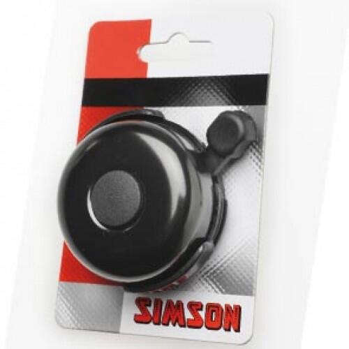 Cloche à vélo Simson Hybride Noir - Sonnette Robuste en Acier 2/3