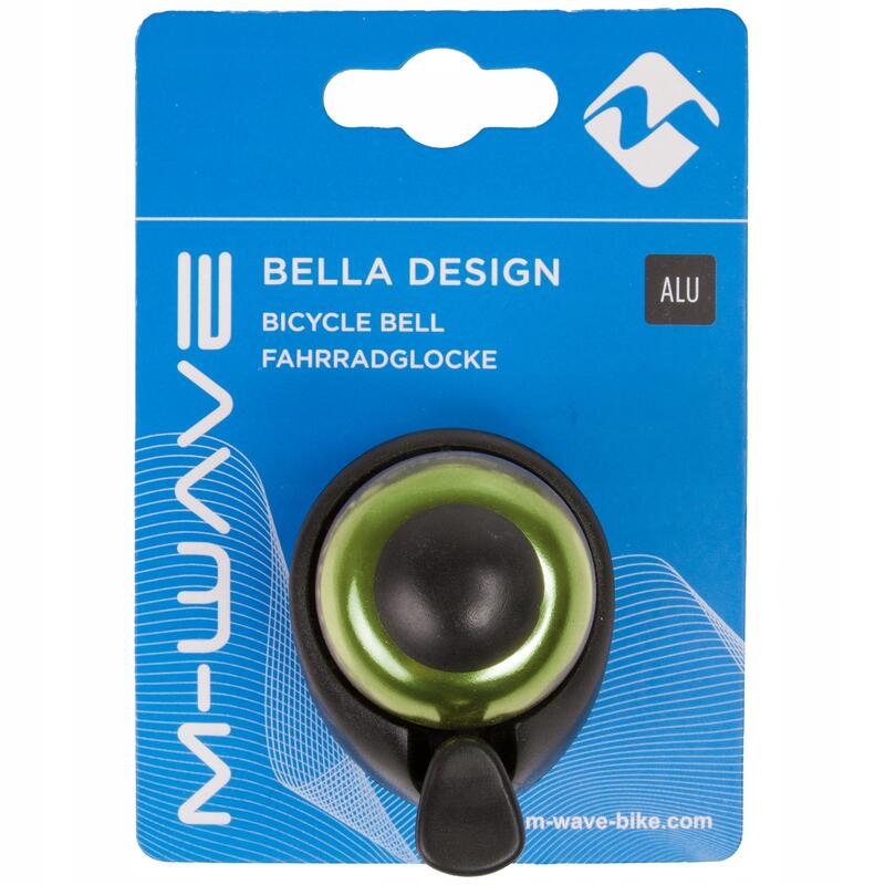 Fietsbel Edge Bella Design Mini - Groen