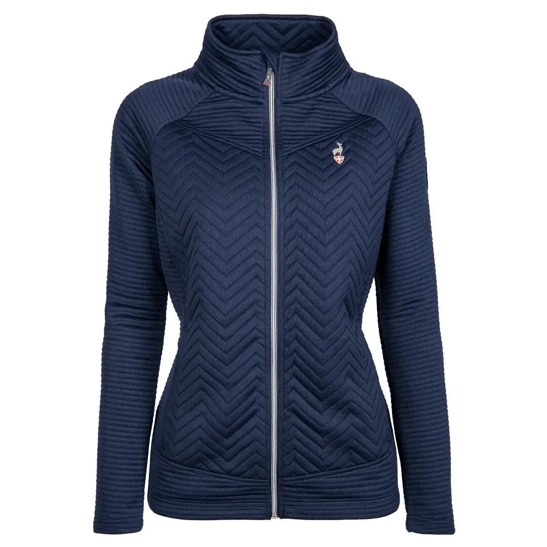 Bluza turystyczna polarowa damska AULP SIMIX trekkingowa na zamek 1/7