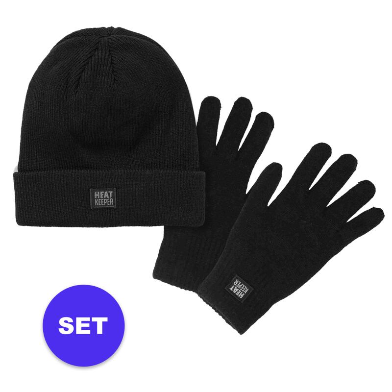 Thermo gant/bonnet - Ensemble - Noir - L/XL