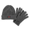 Thermo gant/bonnet - Ensemble - gris foncé - taille unique