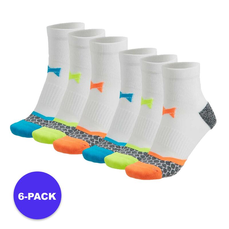 Xtreme – Laufsocken – Unisex – 6er-Pack – Weiß – 39/42 – Laufsocken für Herren –