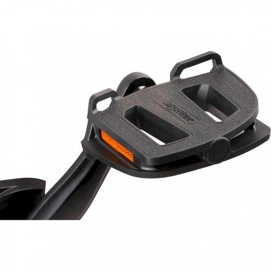 Ergotec Kunststoffpedal EP-2 schwarz, 9/16", mit Reflektoren 2/4