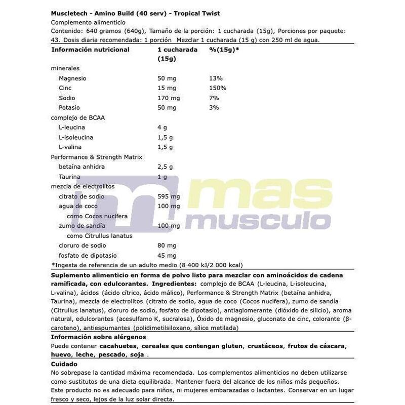 Amino | Amino build (614g) | Tropical