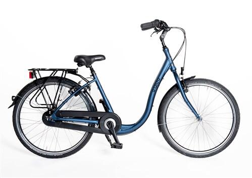 ALDO Aldo 26 inch lage instap fiets comfort alu 3v remnaaf blauw