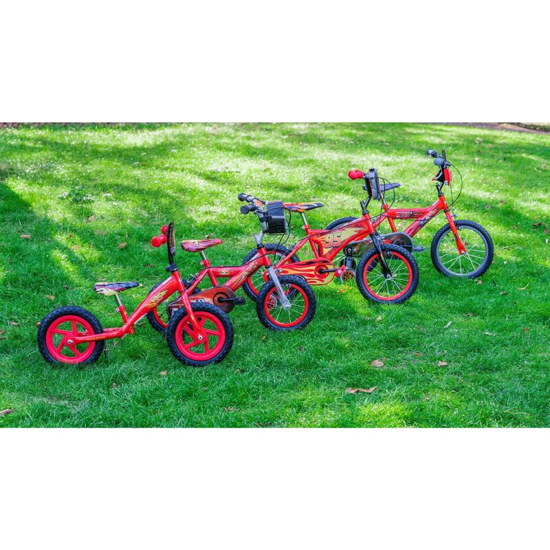 Huffy Disney Cars loopfiets voor kinderen van 2 - 4 jaar ft Bliksem McQueen