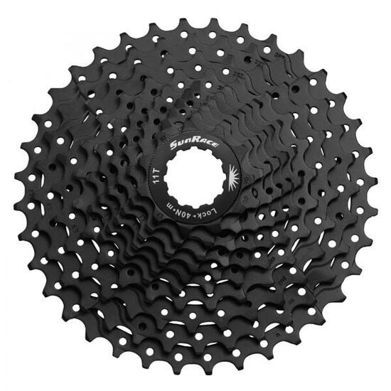 Cassette 10v. Sunrace ms1 11-36 vtt pour Shimano noir