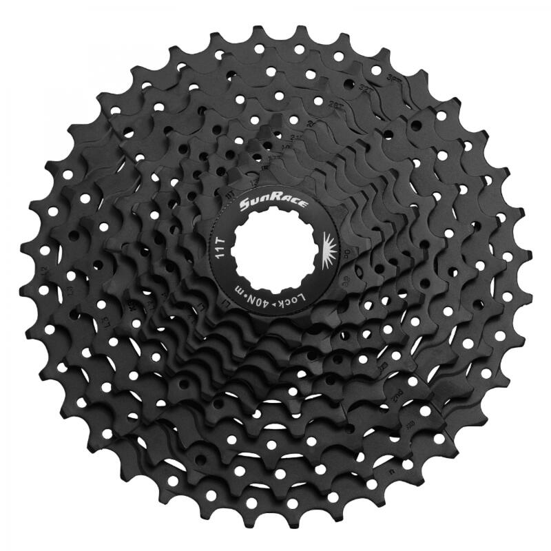 Cassette 10v. Sunrace ms1 11-36 vtt pour Shimano noir