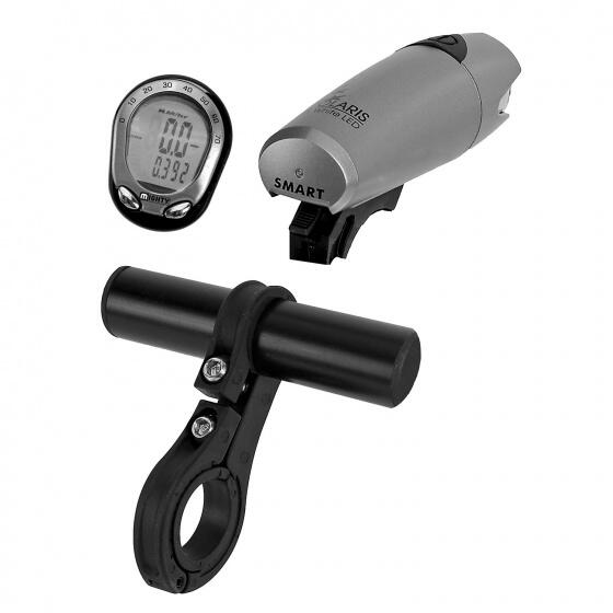 Organizador de manillar práctico para computadora de bicicleta y faro 22,2 mm 2/3