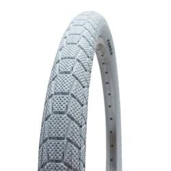 Pneu bmx 20 x 1.95 kenda slick blanc tr (50-406)