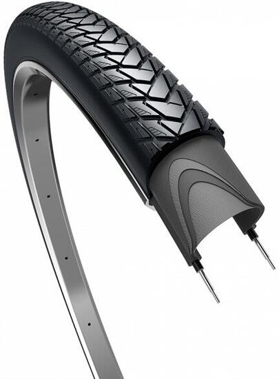 Edge Tire Traveller Basic 28 x 160 42-622 - Schwarz mit Reflexion