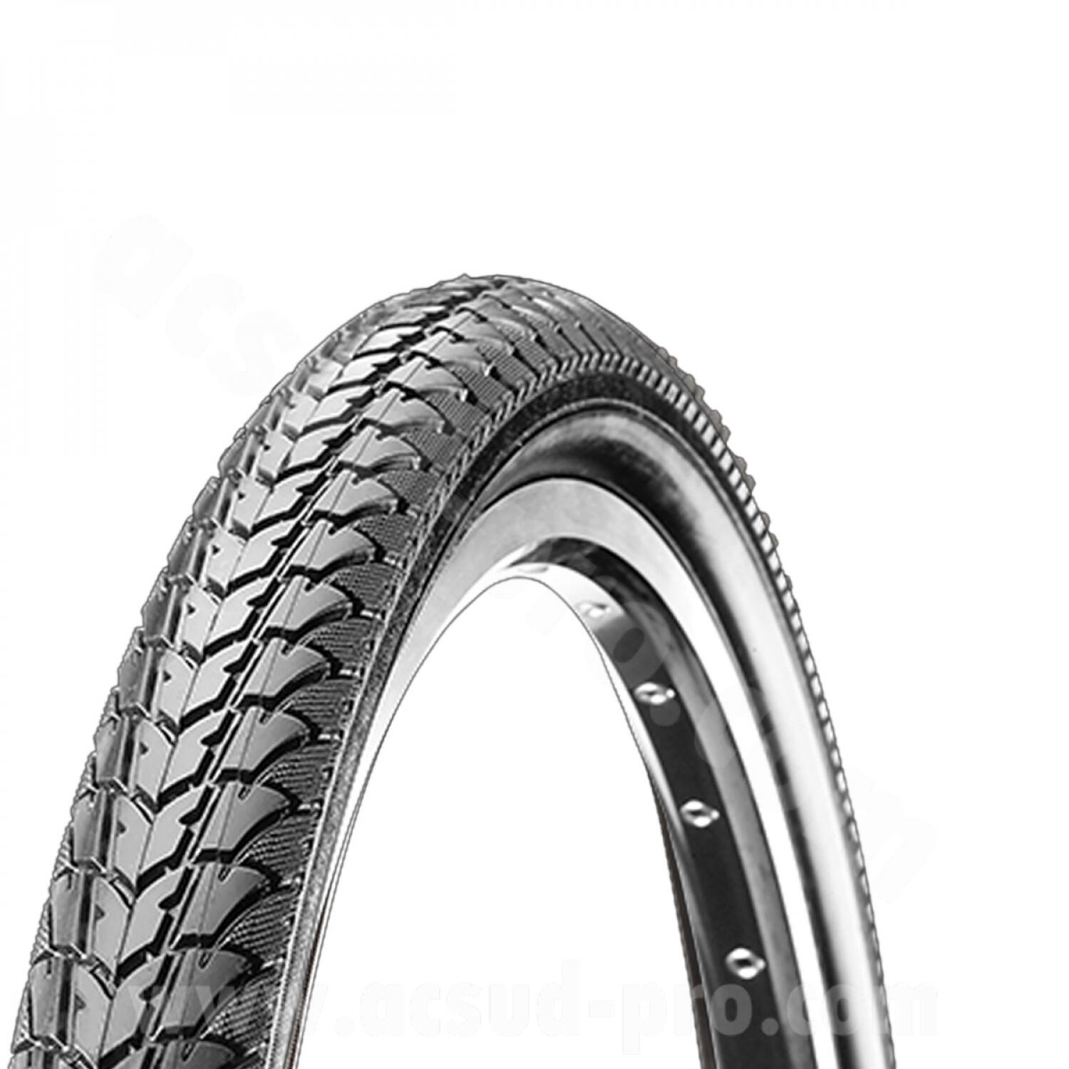 Cst - Pneu 26 X 1.75 Cst C1446 Avec Bande Anticrevaison - Pneu - Noir - 44-559 - Decathlon