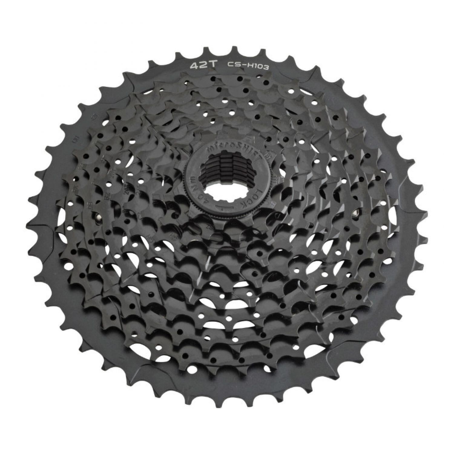 Cassette 10v. microshift pour Shimano Sram vtt 11 42 noire