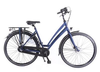 Aldo 28 inch c7 fiets alu ds60 azzuro blauw met rollerbrake