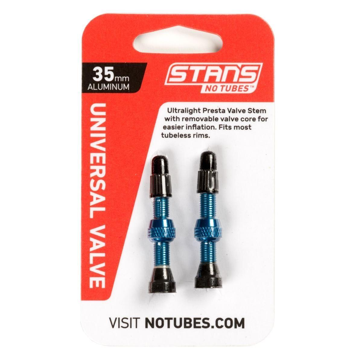 STAN'S NO TUBES Valvola in alluminio per cerchio Stans Universal, Presta (x2)
