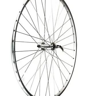 Roland 28 Inch Front Wheel Racing Silver Stainless Steel Rim Brake