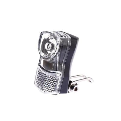 Ikzilight kleine 1x1w led koplamp in chroom met bracket