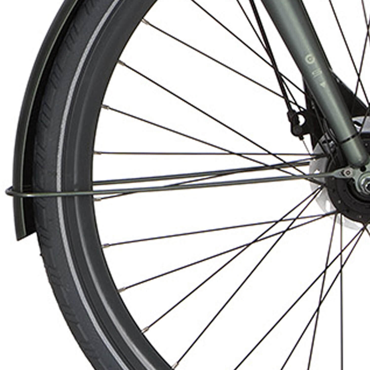 CORTINA Cortina Spatbordstang 28 Inch Matt Titanic Green