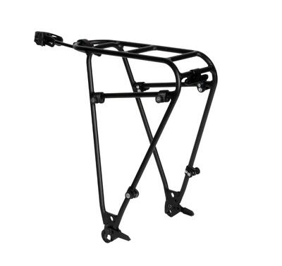 Portapacchi posteriore Ortlieb Quick Rack Alluminio Nero