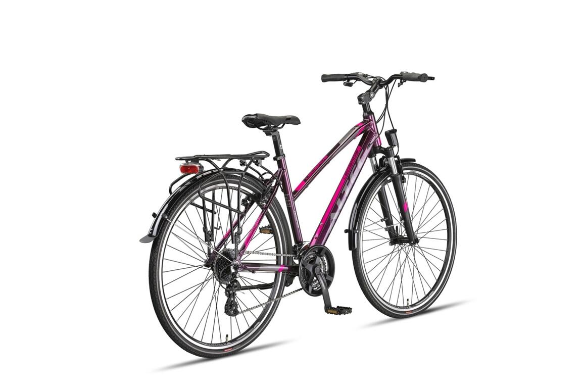 Altec Legarda (CT) LSM 28 inch Damesfiets V-Brakes 24 Versn. Purple/Pink 3/4