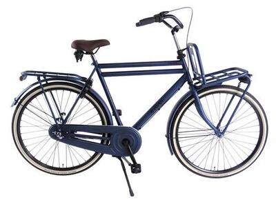 Aldo 28 inch opa cargo fiets met 3 versnellingen in blauw
