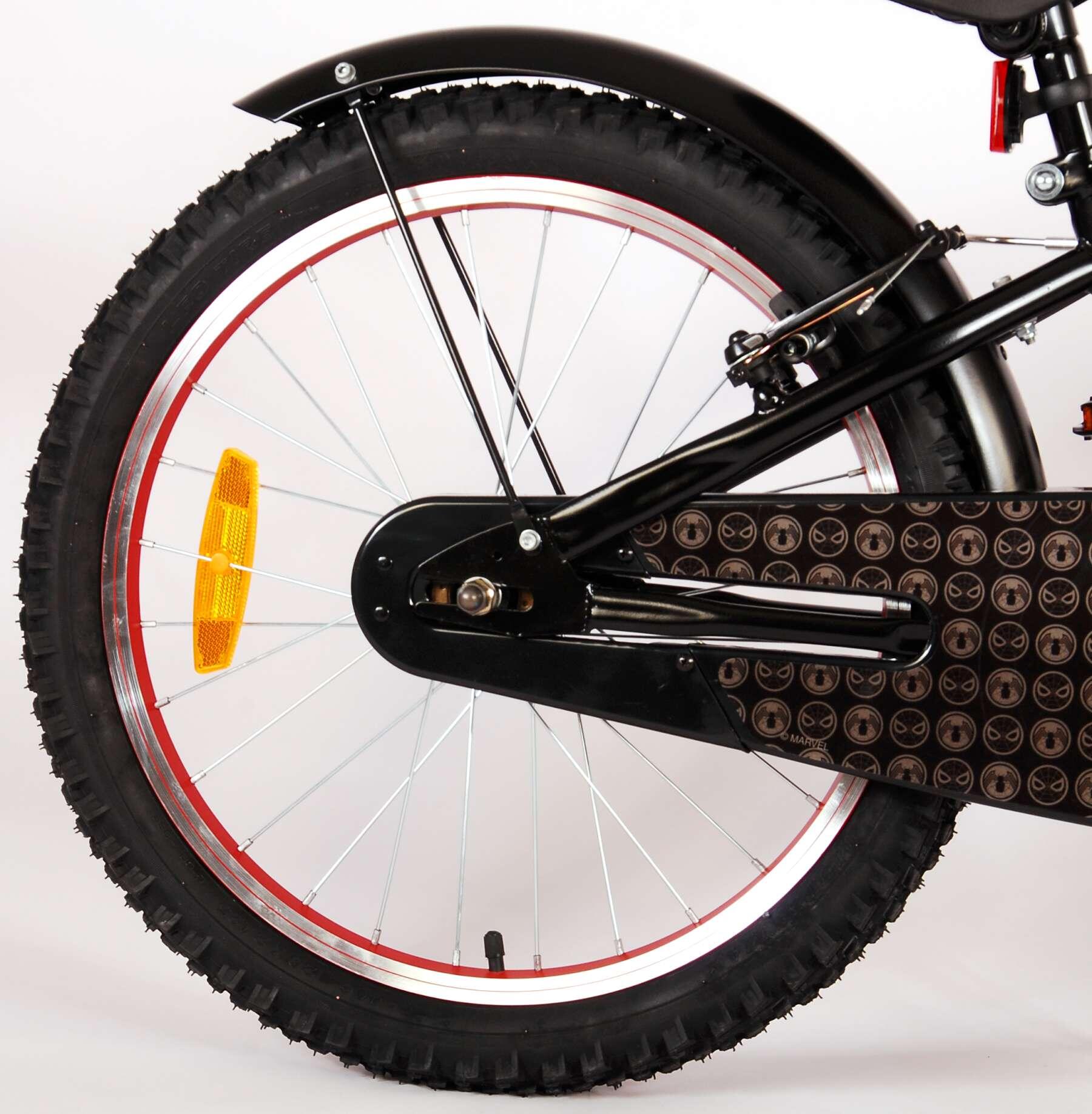 Spider-Man Kinderfahrrad - Jungen - 20 Zoll - Mattschwarz - 2 Handbremsen 3/7