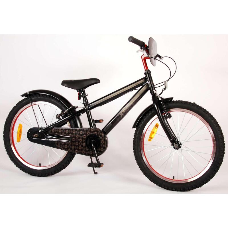 Vélo pour enfants Spider-Man - Garçons - 20 pouces - Noir mat - 2 freins à main