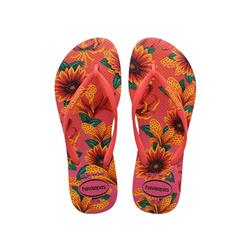 HAVAIANAS - WOMEN SLIM FLORAL PINK PORCELAIN