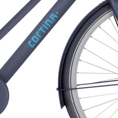 Cortina spatbord 28 common in zwart blauw matt