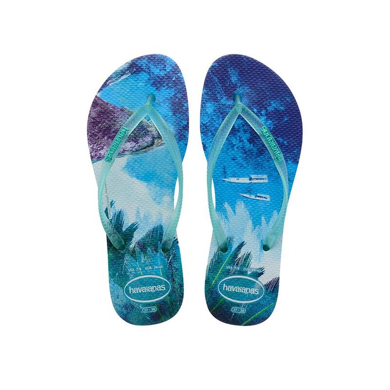 HAVAIANAS - WOMEN SLIM PAISAGE SKY BLUE