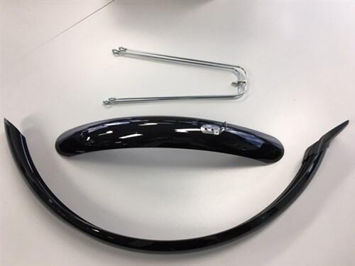 Set van 20 inch Spatborden in Zwart PVC voor Fietsen 1/1