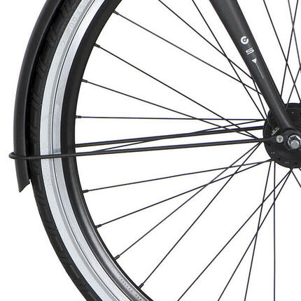 Tige de garde-boue Cortina pour vélo 28 pouces - Graphite Noir Mat