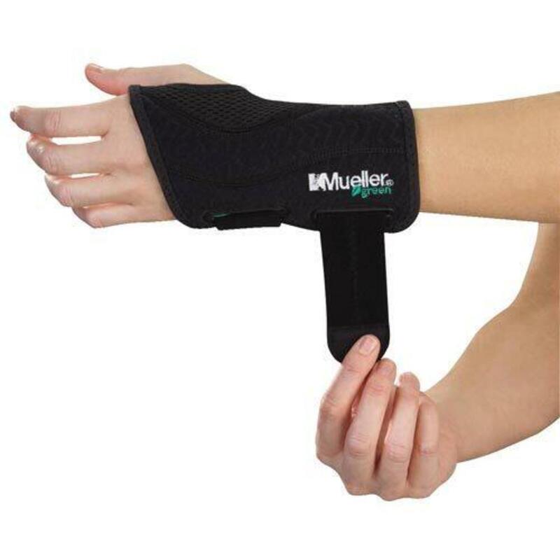 Green Fitted Wrist Brace Left, Size SM/MD