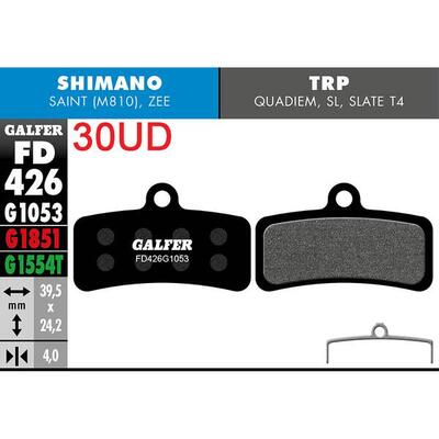 Pastiglie freni Galfer Shimano Saint 810. Zee