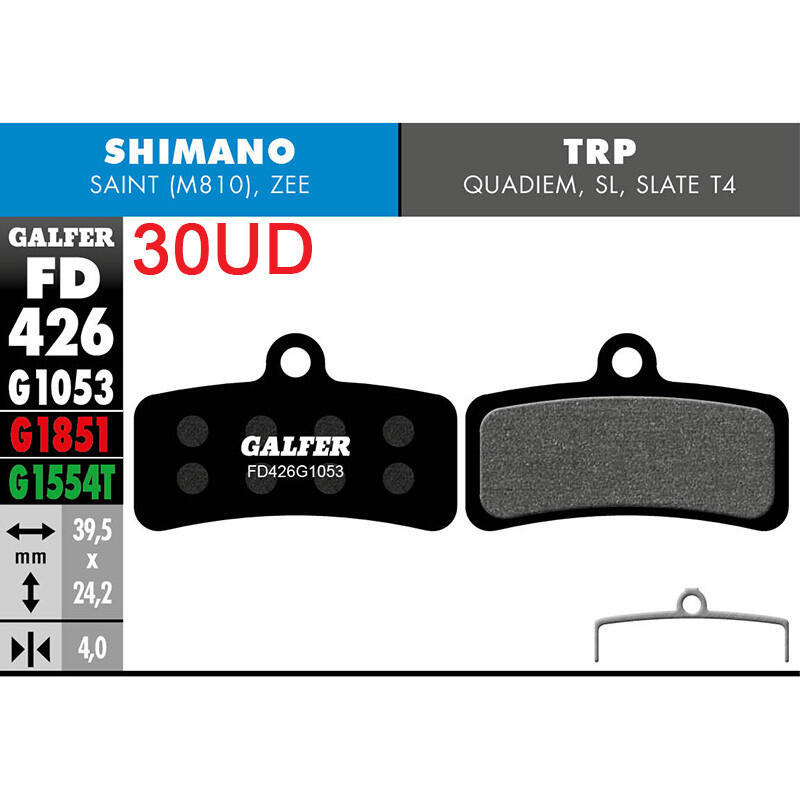 Bremsbelag Galfer Shimano Saint 810, Zee 2/2