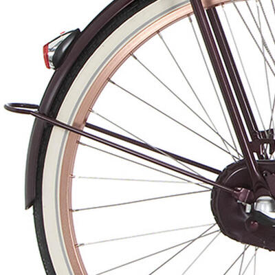 Cortina asta parafango posteriore Soul 28 inch Glittered Bordeaux 385 mm