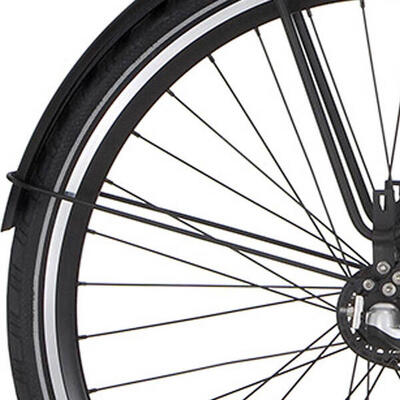 Cortina achter spatbordstang 28 speed jet black matt