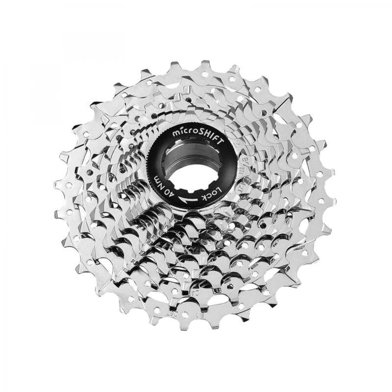 Cassette 10v. microshift 11-28 pour Shimano/Sram route argent