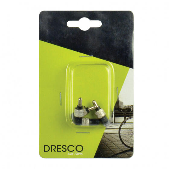 Bullet Valves en acier noir / argent 4 pièces 3/3
