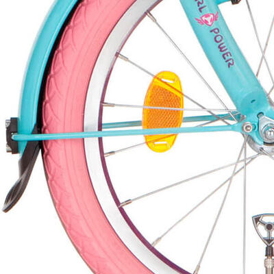 Alpina spatbordstang set 16 inch in aruba blauw